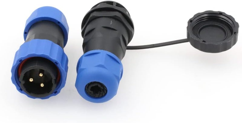 SZRMCC SD20 Waterproof Connectors 3 Pin 25A Panel Mount Circular Aviation Cable Connector Industrial Male Plug Female Socket LED Outdoor Wire Connector - Image 3
